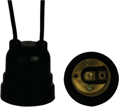 Bocal Adaptador com Pino E-27