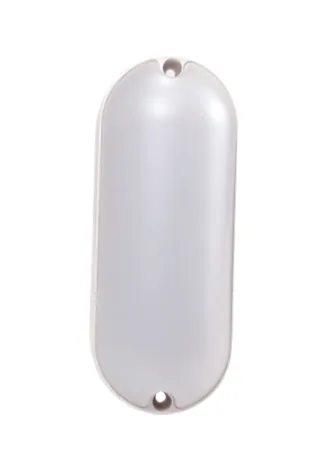 Luminaria Oval Sobrepor C/grade