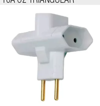 Plugue Tipo T 3 Saídas Beijamim