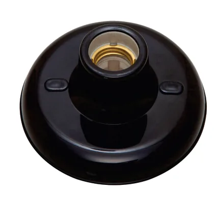 Porcelana Preto E-27